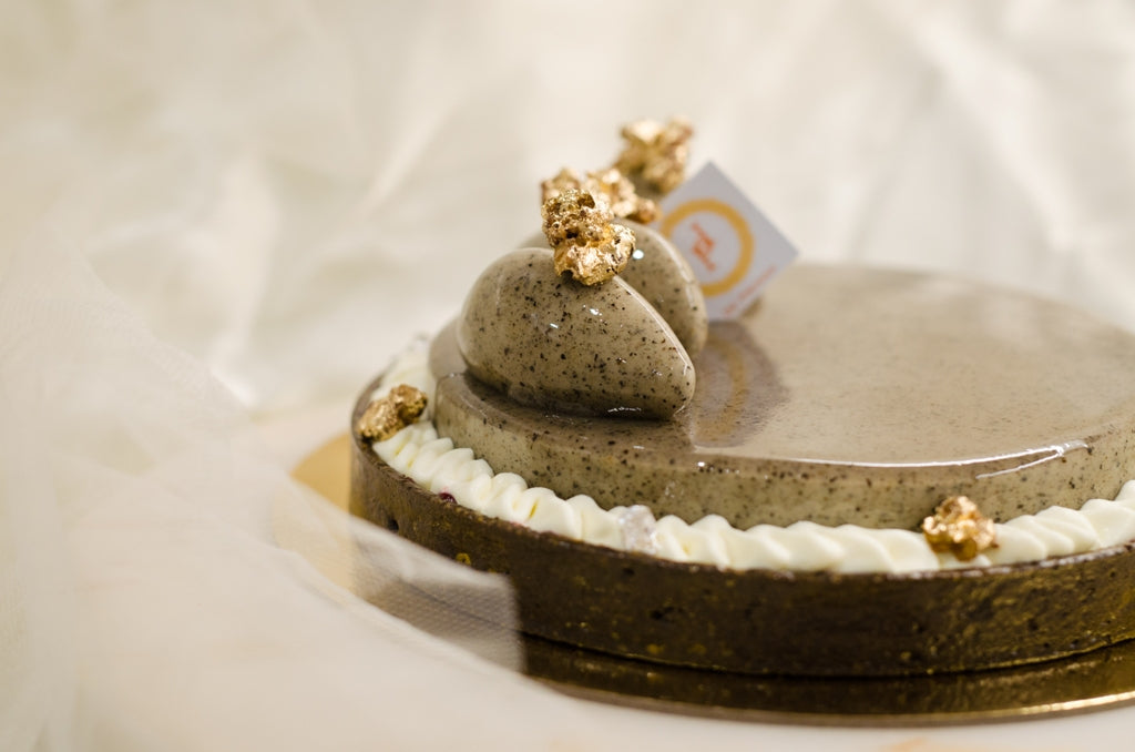 Blacksesame Citrus Tart
