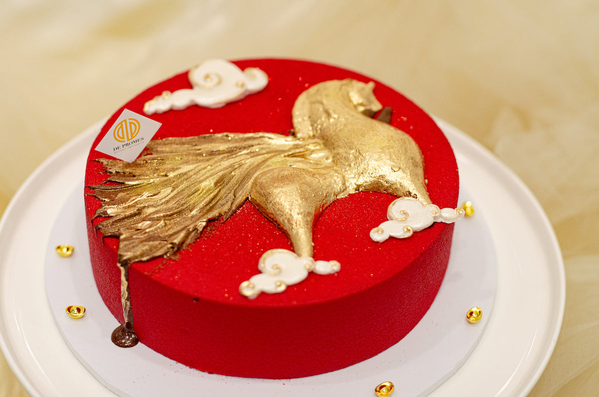 Horse Lunar New Year Cake